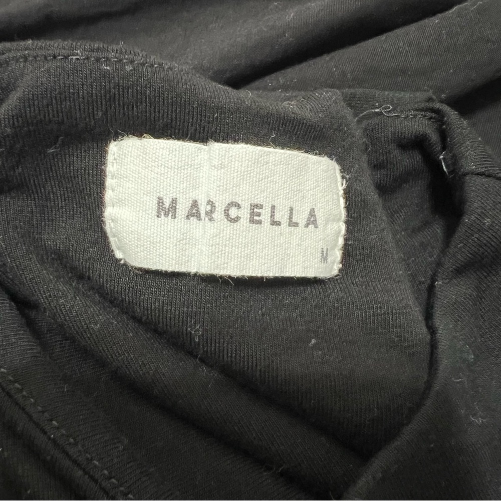 Marcella NYC Montrose Black Sleeveless Fit & Flare Maxi Dress Medium - Picture 11 of 14